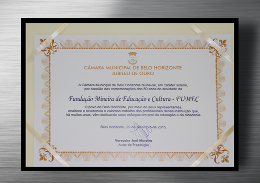 BANNER DIPLOMA CMARA MUNICIPAL FUMEC