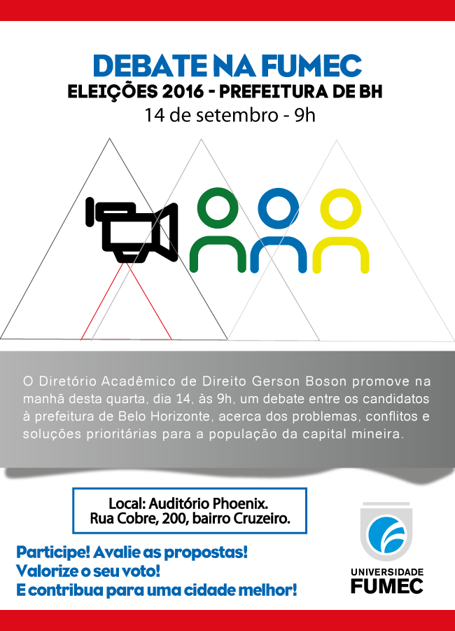 Debate sobre eleicao nao fumec