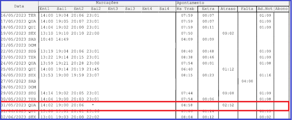 marcacao do ponto 01
