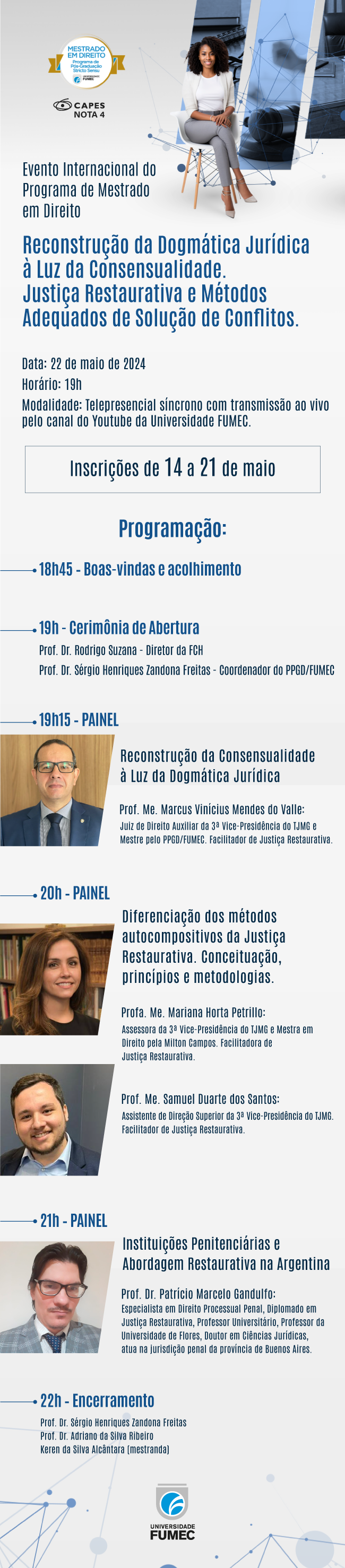 Evento Internacional do Programa de Mestrado em Direito EMAIL 1