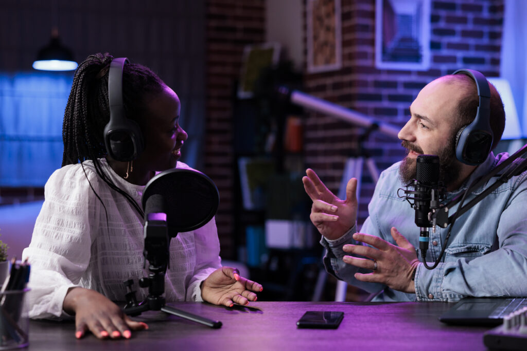 diverse team of influencers creating channel conte 2023 11 27 05 13 27 utc