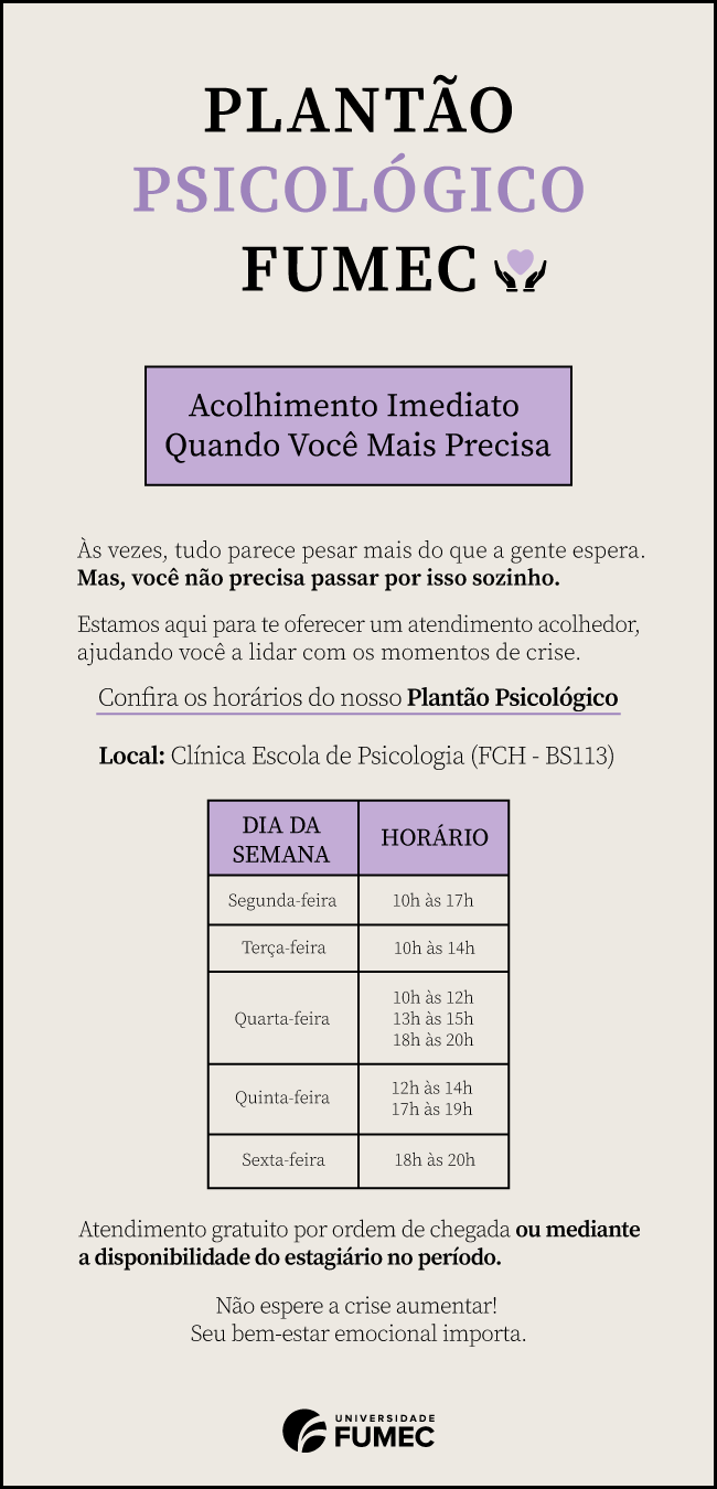 Plantao Psicologico FUMEC abr25