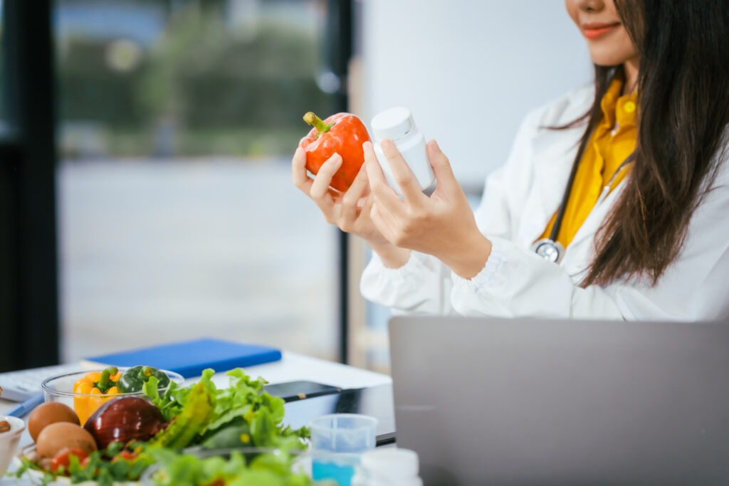 two nutritionists female and male work in a hospi 2026 01 08 01 27 34 utc